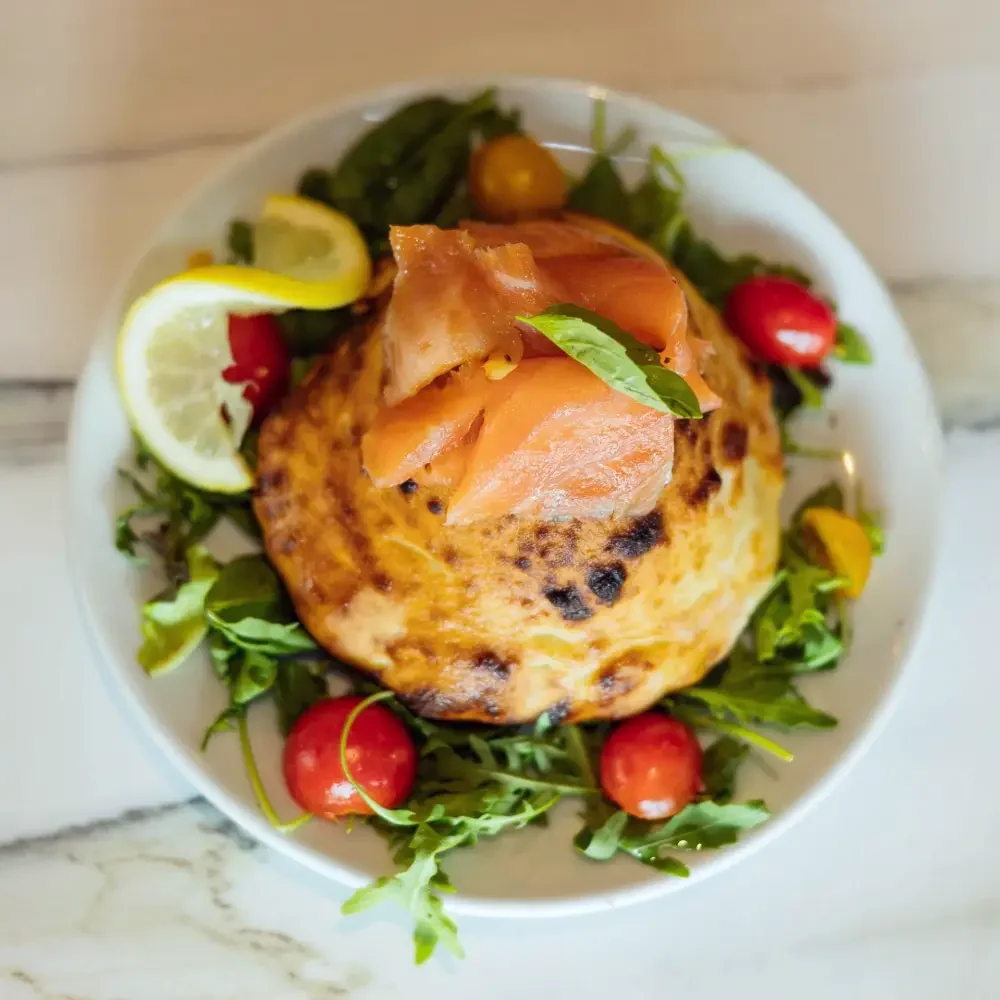 Burrata al Forno Salmone Burrata al Forno Salmone