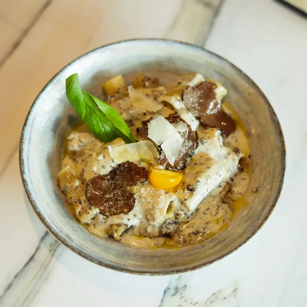 RIGATONI TARTUFATI RIGATONI TARTUFATI